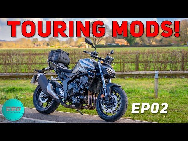 Honda CB1000 Hornet Gets CRUCIAL Touring Mods!