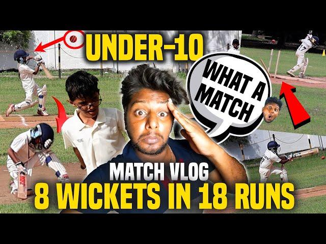 8 WICKETS in 18 RUNS - "THRILLER" Kids Cricket Match | NBC Cricket Vlogs | Nothing But Cricket