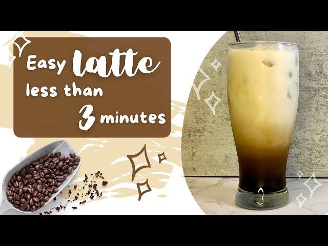 My Easy Homemade Latte in 3 minutes