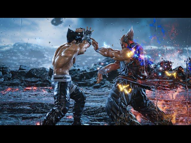 Final boss Jin vs Final boss Heihachi | Story mode | Tekken 8