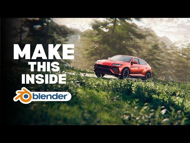 How to create a realistic car animation in Blender | Using a 100% Free Addon 