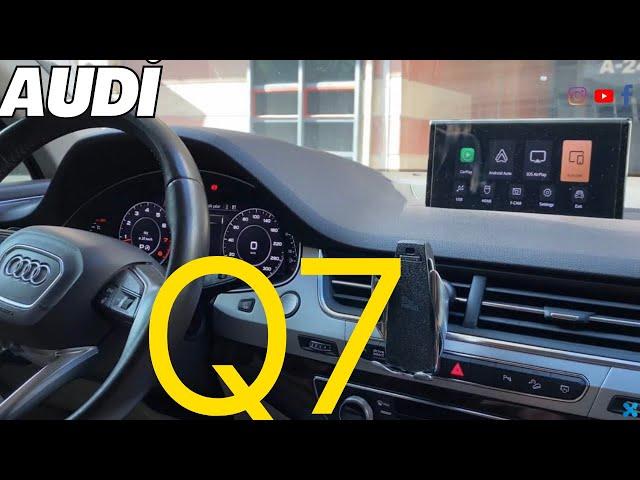 AUDİ Q7 VİDEO OYNATMA VE CARPLAY! #audi