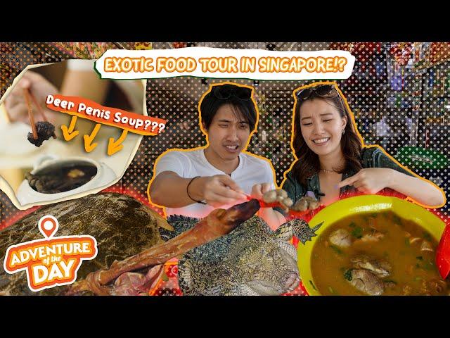 5 EXOTIC FOODS You Never Knew Existed In SINGAPORE?! | Adventure Of The Day Ep 4