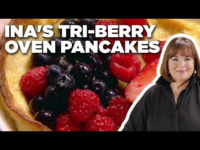 Ina Garten's Tri-Berry Oven Pancakes | Barefoot Contessa | Food Network