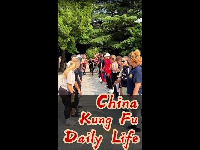 Daily Life【2024】Kunyu Mountain Shaolin Kung Fu school China    #kungfuschool #chinakungfu #shaolin