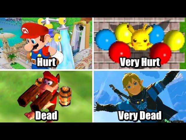 What Happens When You Jump From the Highest Points in Nintendo Games?