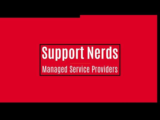 Support Nerds - IT Solutions to Foster Growth for Your Business