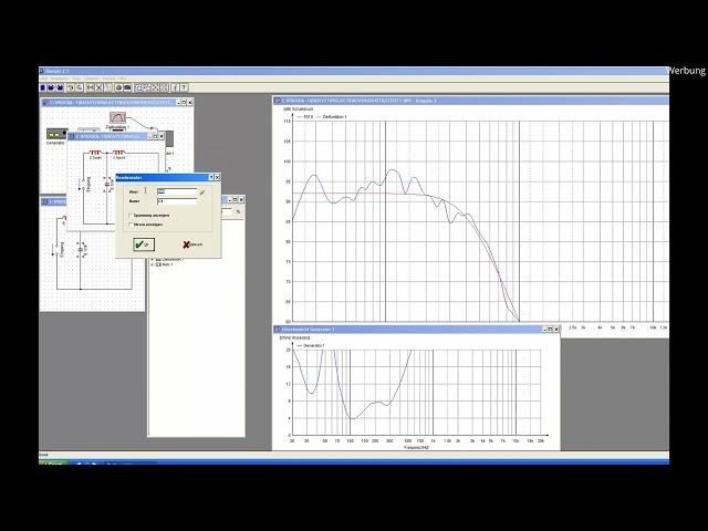 Frequenzweichensimulation Tiefton - "Blähbass" vermeiden