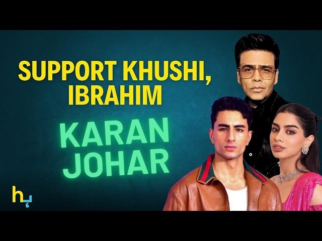 Karan Johar Breaks Silence On Ibrahim & Khushi’s Criticism | Hungama Express