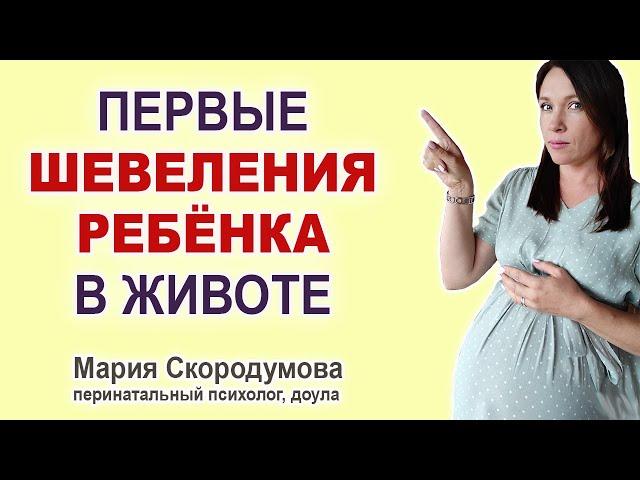 Когда ощущаются первые шевеления ребенка в утробе? Как шевелится малыш в животе беременной.