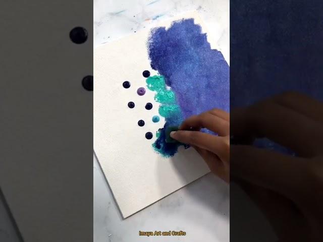 Night effect painting art #art #paintingtutorial #artwork #nighteffect #shorts #imayaartandcrafts