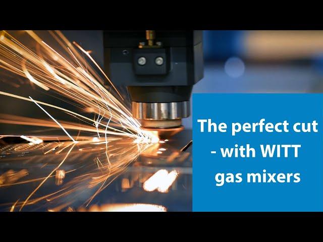 Perfect laser cutting with gas mixtures - WITT ERC HD laser gas mixer