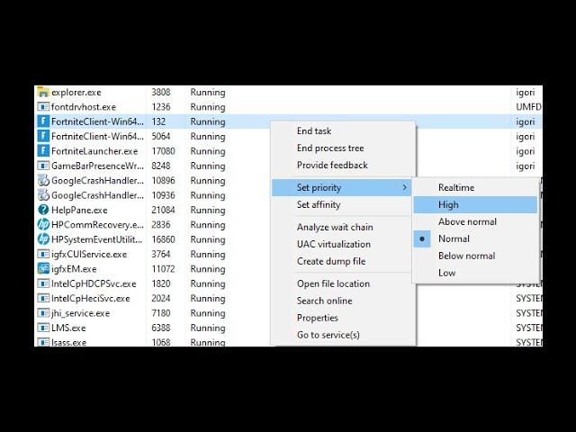 How to change Fortnite priority permanently in under 2 minutes