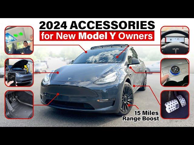 2024 Must Have Tesla Model Y Accessories for New Owners! #tesla