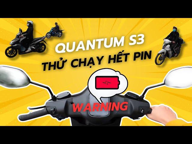 Thử chạy hết pin Quantum S3 nhà Dat Bike và cái kết !!