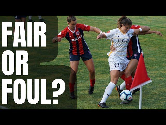 Soccer Ref Education - Seven Clips.  How Many Fouls?  (Fair Or Foul #47)