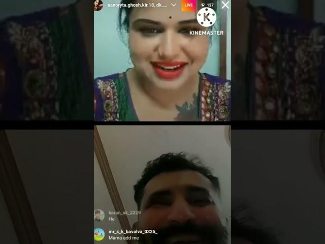 Dk mama with senorita and chintan Patel live today #instalive