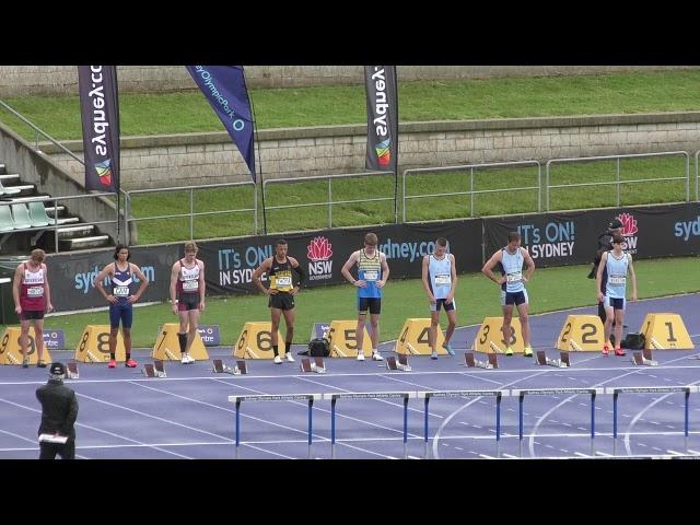 110mH U18M  Sasha Zhoya  13.05 A  -0.6 Australian Athletics Championships 2019