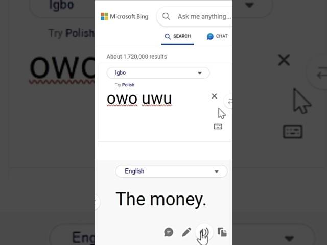 NEVER type THIS into Bing translate! #bing #uwutranslate