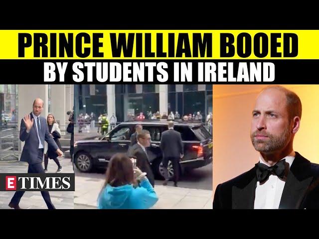 Prince William Booed, Jeered By Students In Northern Ireland | WATCH