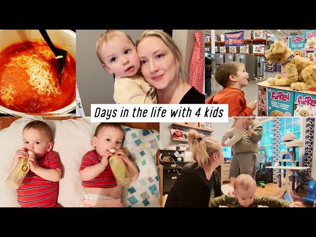 days in the life as a mom of 4  twin mom