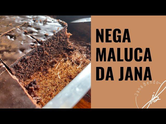 Nega maluca com cobertura sequinha | Chef Jana Bendo