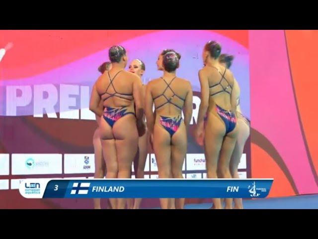 Finland | Team Free | European Junior Artistic Swimming Championships 2023