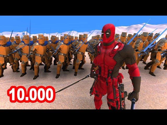 10.000 ASKER VS DEADPOOL  - Süper Kahramanlar