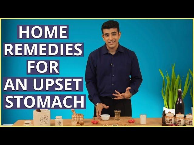 3 Natural Home Remedies To CURE AN UPSET STOMACH