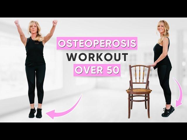 Try This Easy Jump Workout for Stronger Bones! Osteoporosis Exercise!