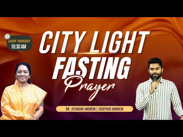  CITY LIGHT PRAYER | 24.10.2024 | Dr. JEYARANI ANDREW | JOSEPHUS ANDREW