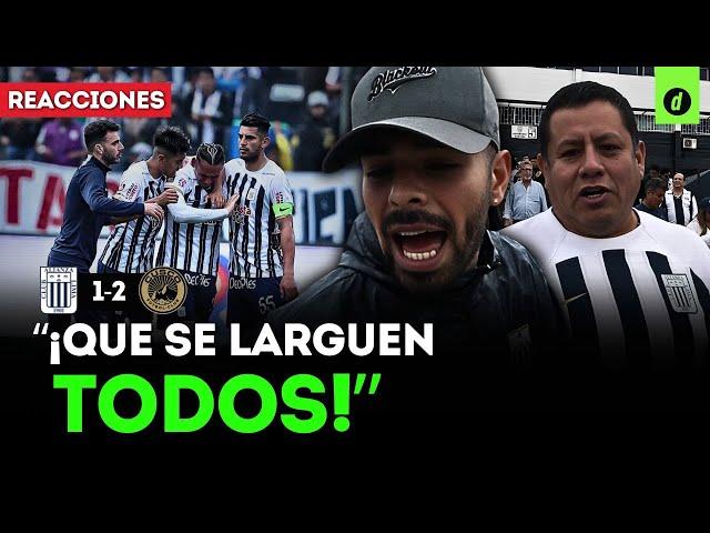 REACCIONES de HINCHAS tras ALIANZA LIMA 1-2 CUSCO FC | Depor