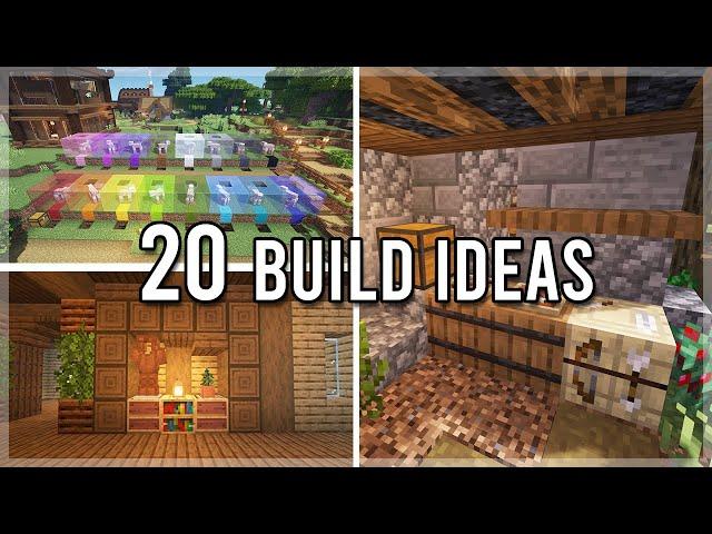 20 Minecraft Build Ideas For When You're Bored