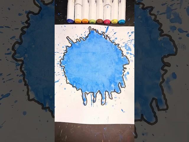Disney Stitch Amazing Satisfying Paint Art #viral #paintart #disney