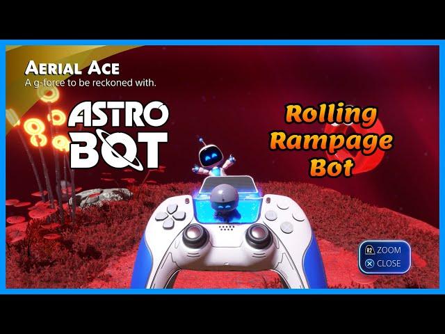 Astro Bot: Serpent Starway, Rolling Rampage Bot location