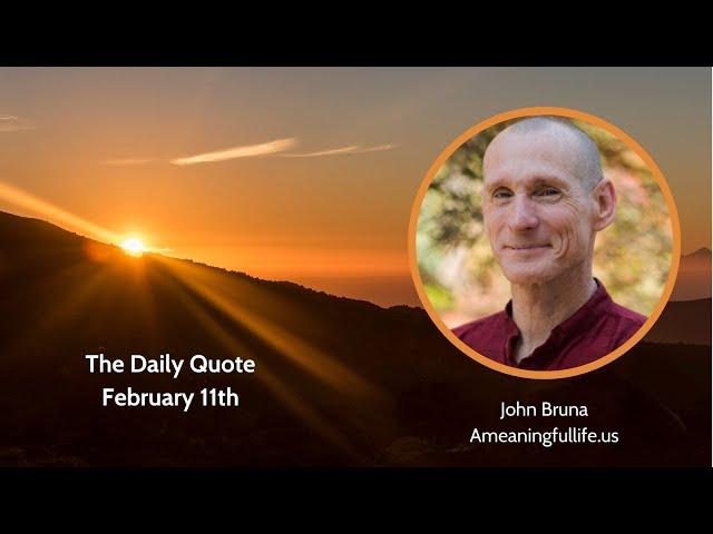 The Daily Quote with John Bruna - February 11th, 2025