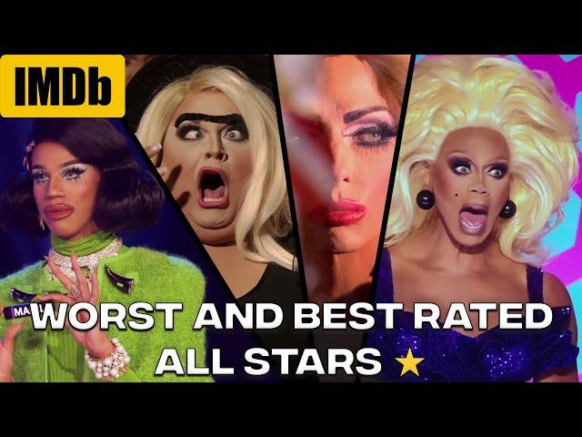 Drag Race's LOWEST and HIGHEST RATED Episode of Each All Stars Season