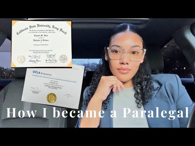 How to become a Paralegal | How to get a Paralegal Job | My journey & Steps to become a Paralegal