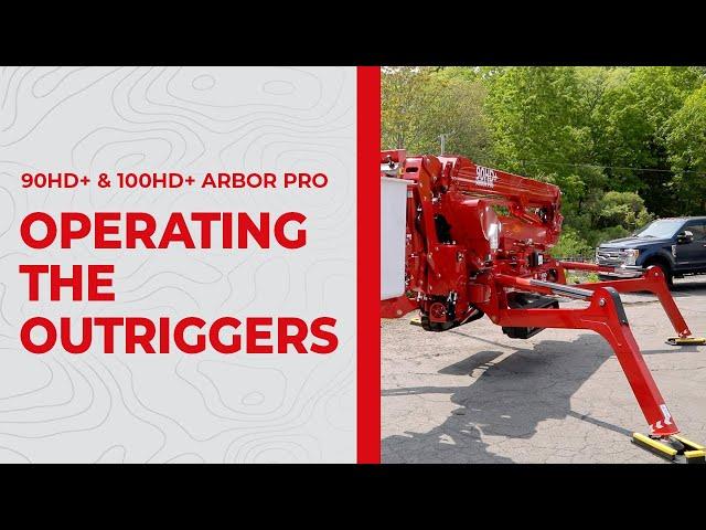 CMC 90HD+ & 100HD+: Operating the Outriggers