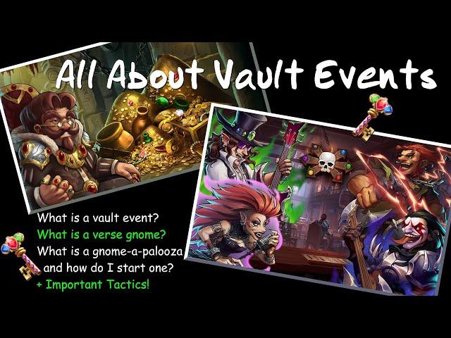 Gems of War Tiny Tutorial All About Vault Weekends and Gnome-a-Paloozas + Tactics