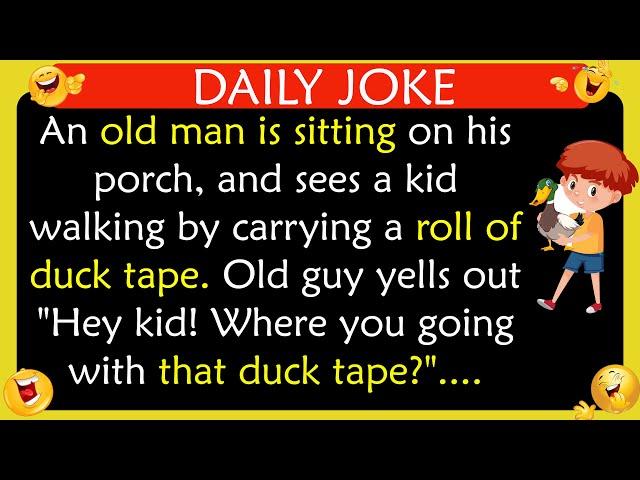 Daily Chuckles #20 : An old man is sitting on his porch, and sees a kid walking by carrying.... 