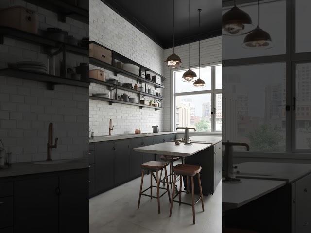 #7. Is Industrial Chic the SECRET to Making WHITE Brick Walls Look AMAZING?