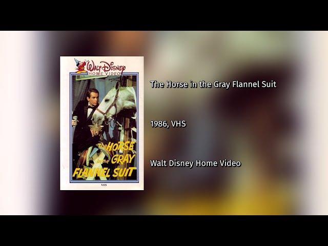 Opening and Closing to The Horse in the Gray Flannel Suit 1986-1987 VHS (Version 2)