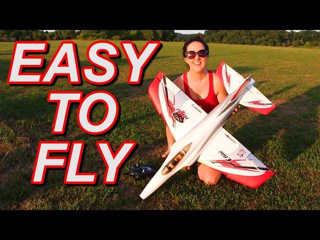 PERFECT!! RC Smart Jet Plane for Beginners - E-flite Habu STS - TheRcSaylors