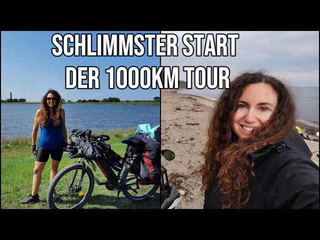 schlimmster Start der 1000km Radtour - e-bike Schlüssel vergessen // Rostock bis Insel Poel - Ostsee