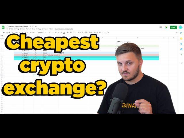 Best Crypto Exchanges - The CHEAPEST ones!