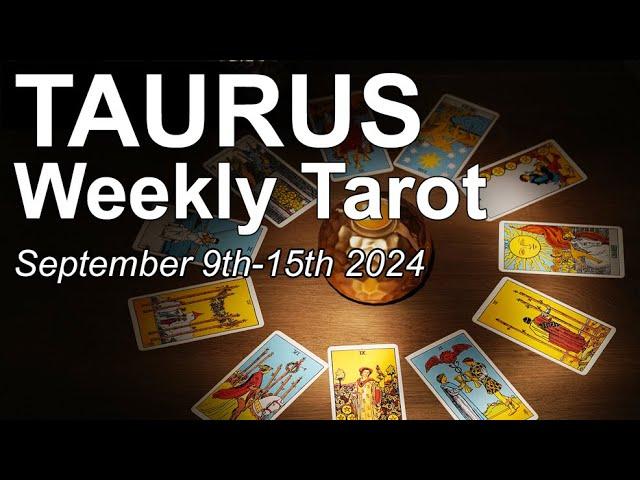 TAURUS WEEKLY TAROT READING "ONE PATH OPENS, ANOTHER IS BLOCKED" September 9th to 15th 2024 #tarot