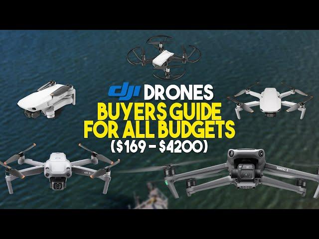 Ultimate DJI Drone Buyers Guide For All Budgets ($169 - $4,200+) | DansTube.TV