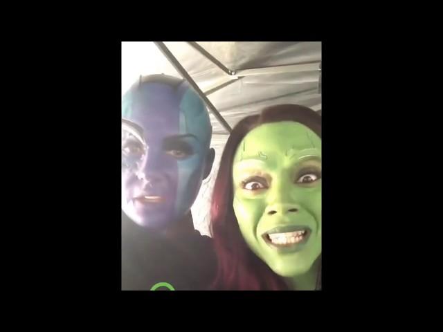 Karen Gillan as Nebula — Funny compilation