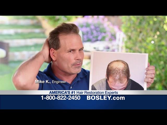 Bosley Commercial - Your Hair 60 (Free Info Kit)